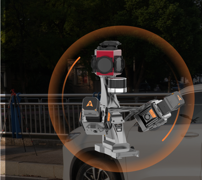 Figura 1 - CHCNAV AU20 MMS (High-End Mobile Mapping System)