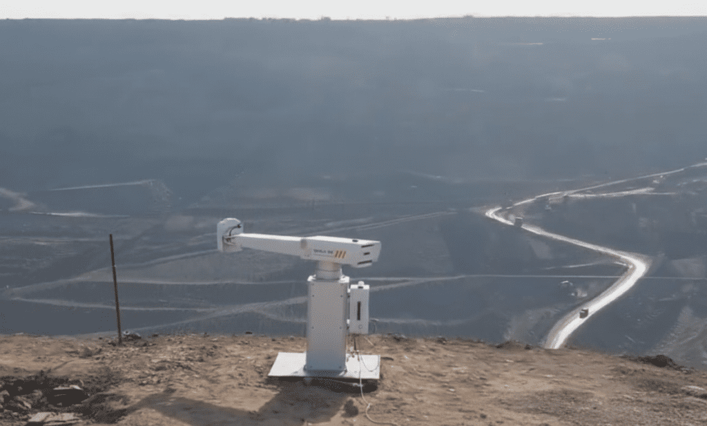 monitoramento geotécnico em mineração por radar