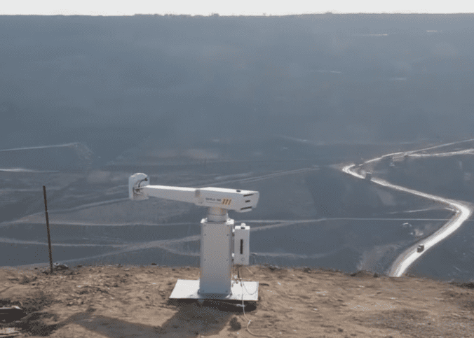 monitoramento geotécnico em mineração por radar