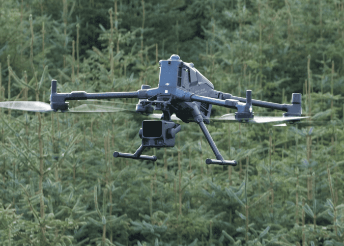 Capa DJI Matrice 400 com Lidar L3