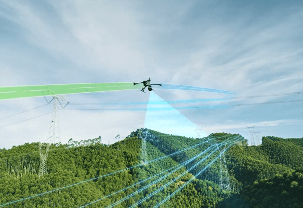 DJI Matrice 400 com Lidar L3 na manutenção de redes e energia
