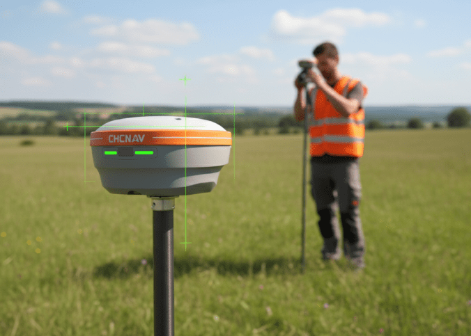 Receptor GNSS RTK i76: precisão em topografia